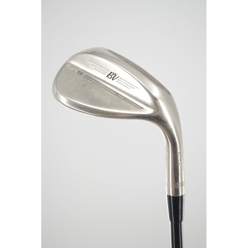 Titleist Vokey SM9 Brushed Steel 58 Degree Wedge S Flex 34.75″