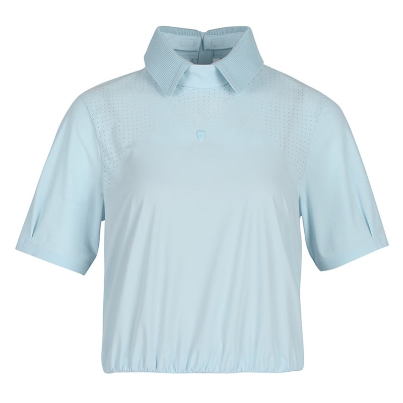 AMAZINGCRE WOMEN AIR CIRCUIT DUAL FIT COLLAR T-SHIRT