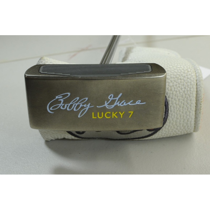 Bobby Grace Lucky 7 Broomstick 44.5″ Putter Right Steel with Head Cover # 184041