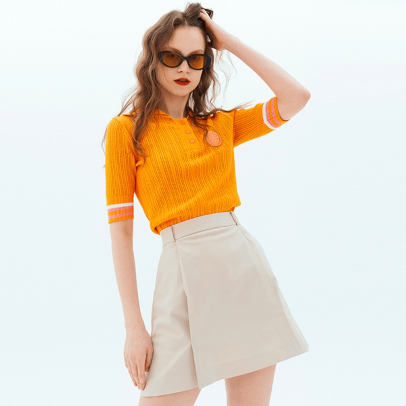 Cellty Balanced Plain Short Skirts