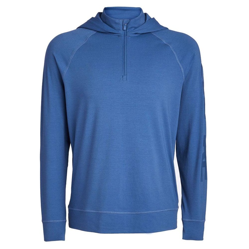 Gfore Hooded Luxe Quarter Zip Mid Layer Golf Jacket Slate – FA23 Men