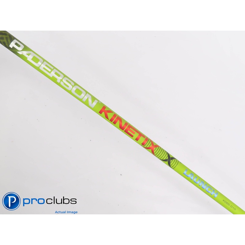 PADERSON KINETIXX BALLISTIC KG65-D10 Senior DRIVER SHAFT w/TaylorMade #441200