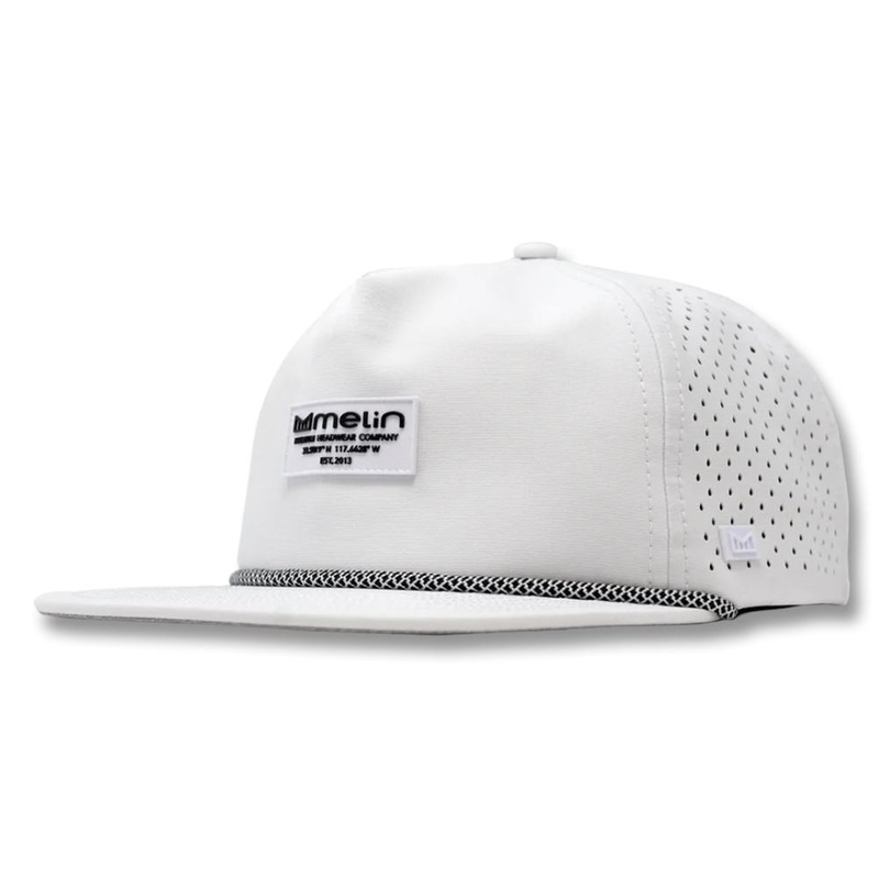 Melin Hydro Coronado Brick Golf Cap White – SU22 Men