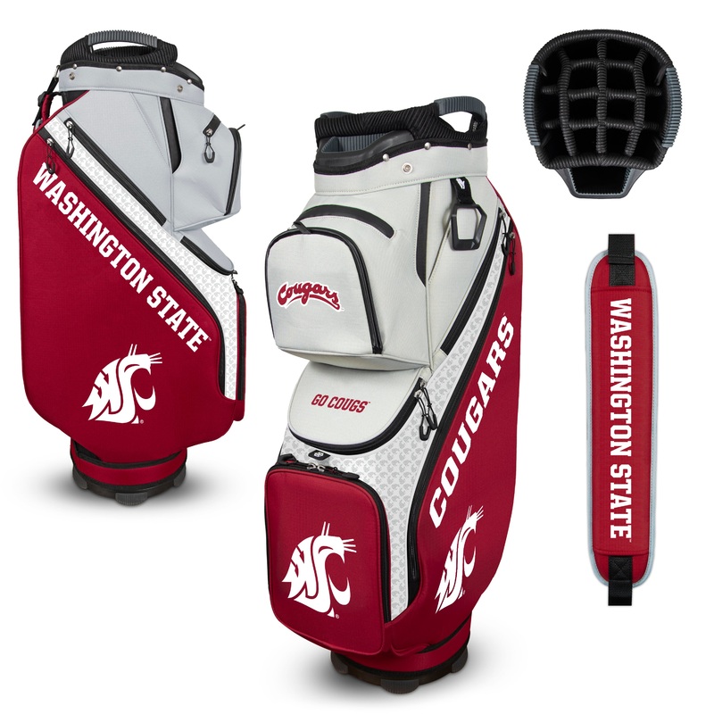 NCAA Team Effort Clubhouse Cooler Washington State Cougars Cart Bag