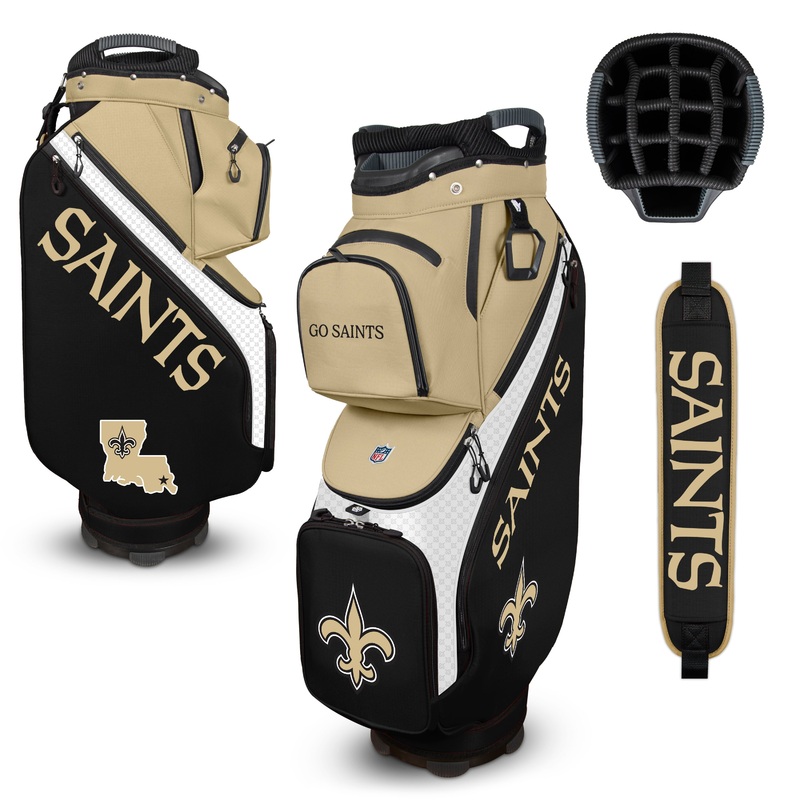 NFL Team Effort Clubhouse Cooler New Orleans Saints Cart Bag