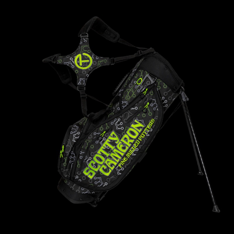 Scotty Cameron Tour Only Masters Pathfinder Mini Crown Black Green Stand Bag