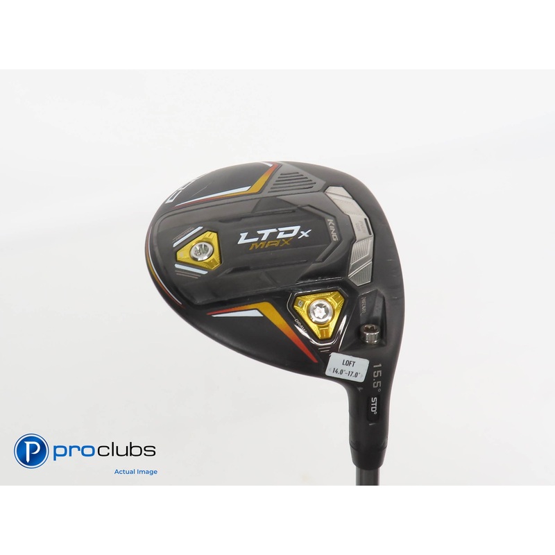 Cobra KING LTDx MAX 15.5* 3 WOOD Blk/Gld – Riptide CB 50g Regular Flex 379169