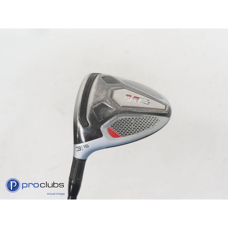 Left Handed TaylorMade M6 15* 3 Wood – Mitsubishi C6 Blue 50g Stiff Flex 359141