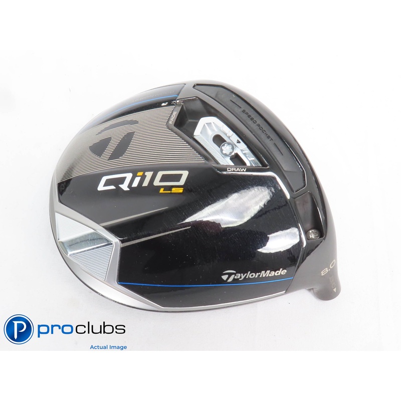 Nice TaylorMade Qi10 LS 8* Driver HEAD ONLY 428516
