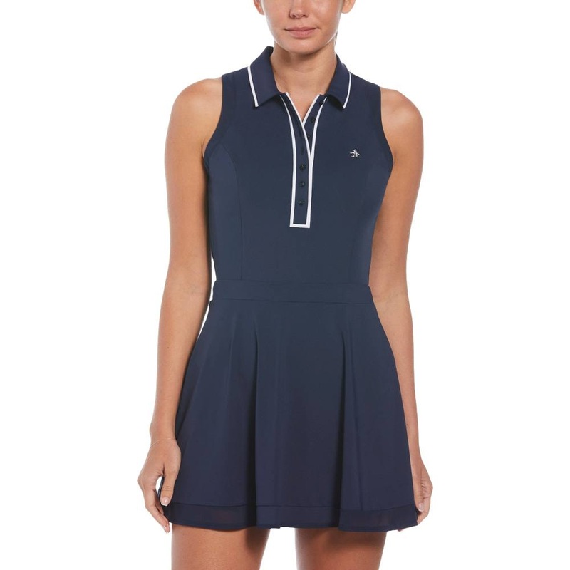 Original Penguin Sleeveless Veronice Golf Dress Black Iris – SS24 Women