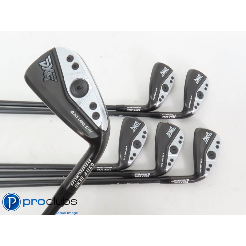 PXG 0311P Gen6 Black 6-PW,GW IRON SET -Axiom VELOCORE 105 X-Flex Graphite 402279