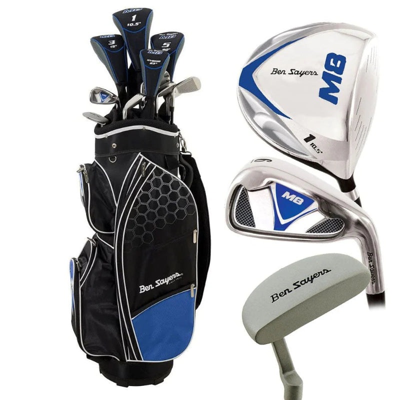 Ben Sayers M8 13-Piece Cart Bag Package Set – Steel – +1″