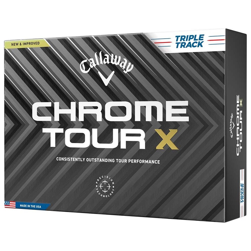 Callaway Chrome Tour X Triple Track Golf Balls – White