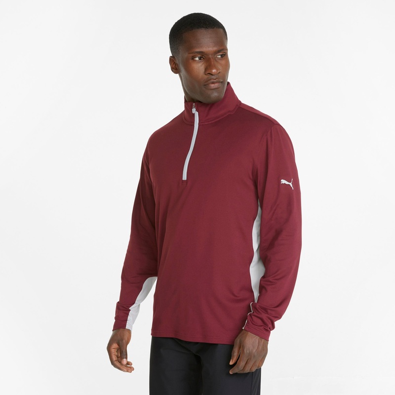 Gamer Golf 1/4 Zip | Zinfandel
