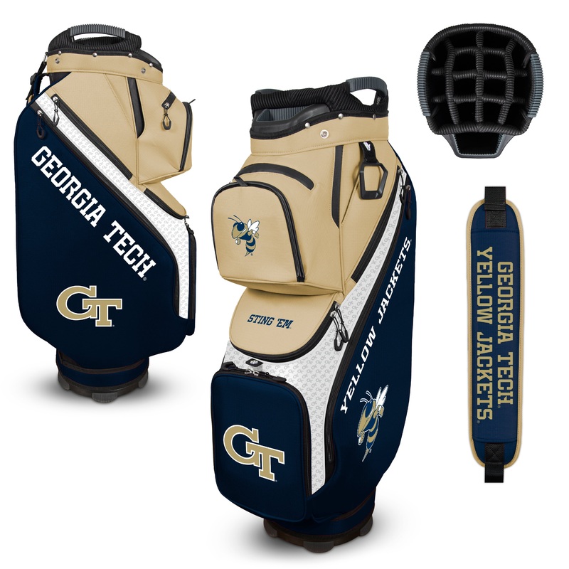 NCAA Team Effort Clubhouse Cooler Georgia Tech Yellow Jackets Cart Bag