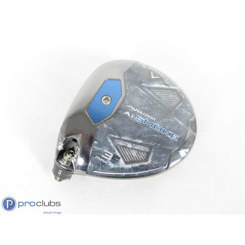 New Left Handed! Callaway Ai Smoke MAX D 15* 3 Wood -Head Only – 429338