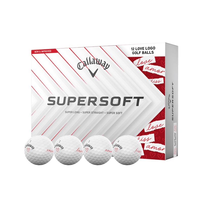 Callaway Supersoft Golf Balls – Love – Limited Edition