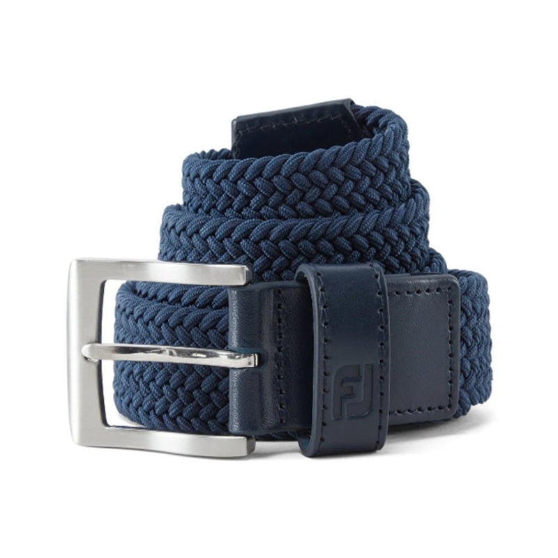 FootJoy Braided Belt – Navy