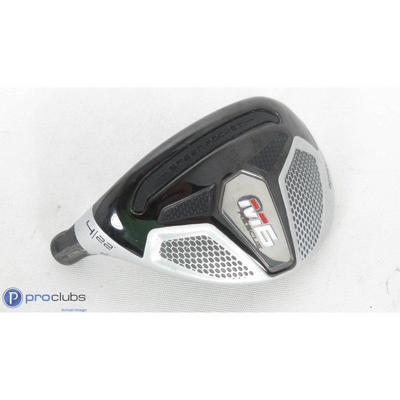 Left Handed! TaylorMade M6 Titanium 22* 4 Hybrid – Head Only- 231479