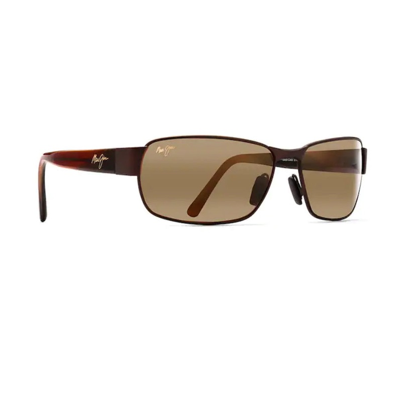 Maui Jim Black Coral Polarized Sunglasses Matte Bronze Frame HCL Bronze Lens