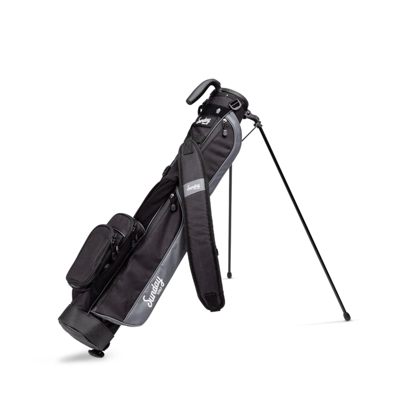 Sunday Golf The Loma | Matte Black Par 3 Bag
