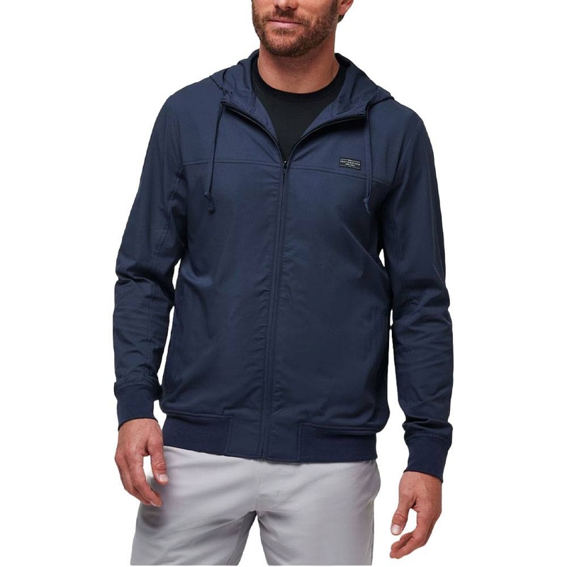 TravisMathew Wanderlust Hoodie Golf Jacket Mood Indigo – FW24 Men