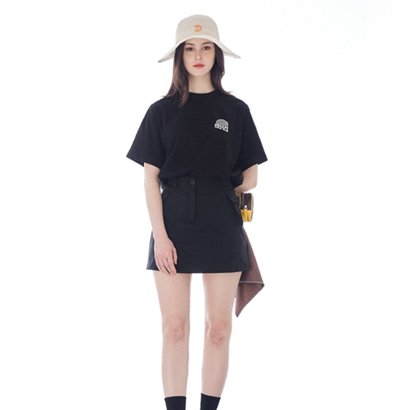 CELLTY ELASTIC FLARED BANIDNG SKIRTS