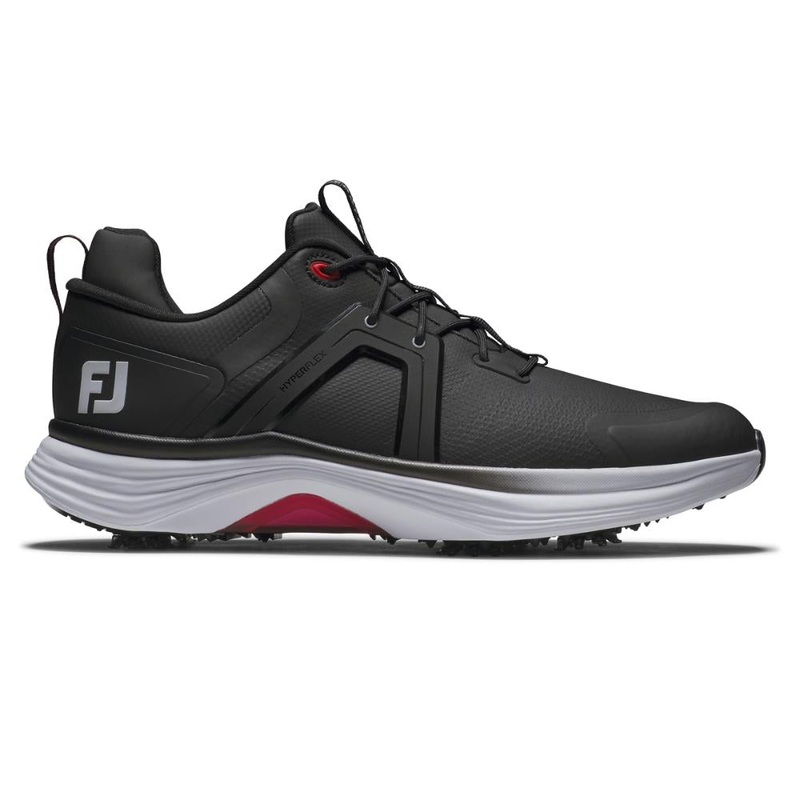 FootJoy Men’s Hyperflex Golf Shoes – Black/White/Red 55472