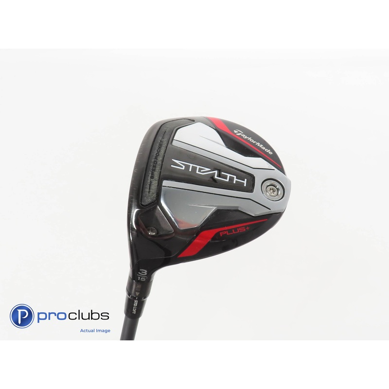 Left Handed TaylorMade Stealth PLUS+ 15* 3 Wood – HZRDUS Smoke 70g X-Flex 377222