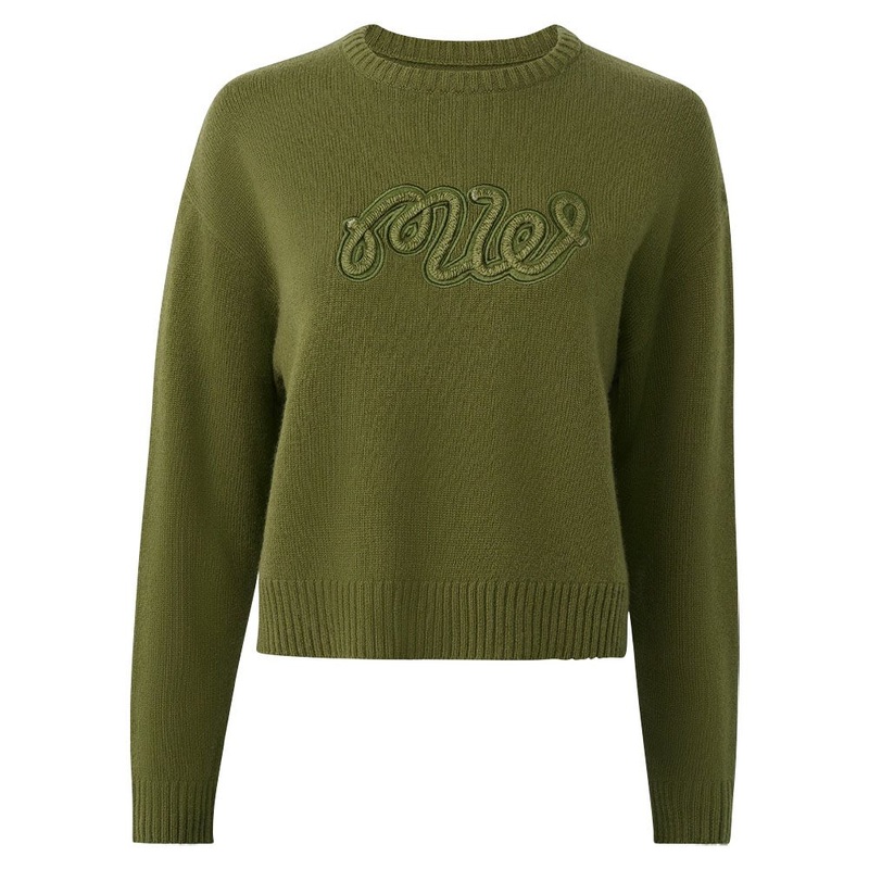 Malbon Boat Golf Sweater Olive – FW24 Women