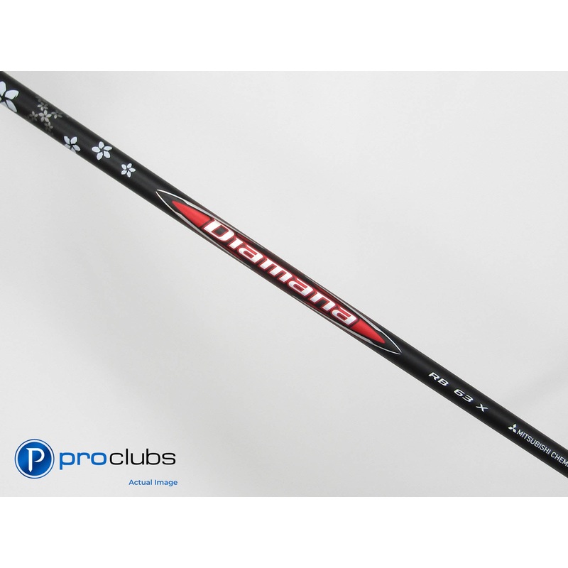 Mint! Mitsubishi Diamana RB 63 X-Flex Driver Shaft w/ Callaway Tip #447309