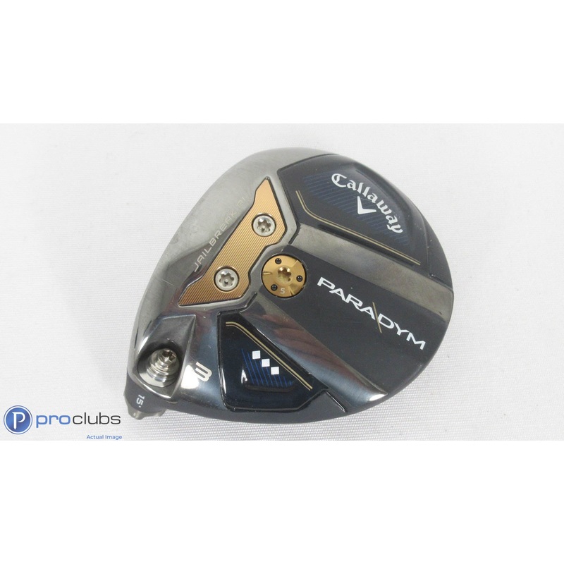 Nice! Left Handed Callaway Paradym  15* – 3 Fairway Wood – Head Only – 381745