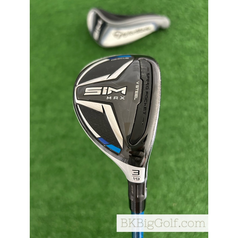 Taylormade Sim Max 19 Degree 3 Hybrid w Headcover / Regular