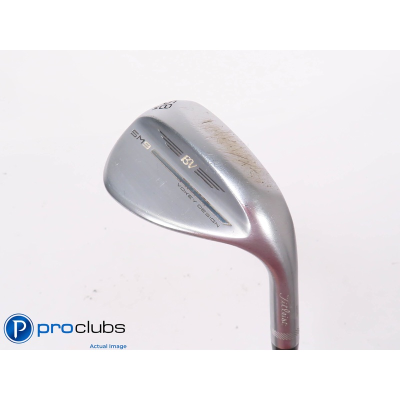 Titleist Vokey SM9 Chrome 58*(8*) WEDGE M-Grind – Vokey Wedge Flex Steel 443881