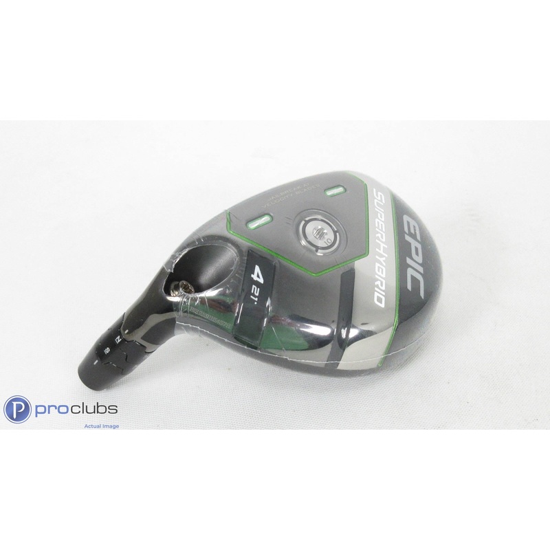 New! Left Handed Callaway Epic Super Hybrid 21* #4 – Head Only w/ Adaptor 349745