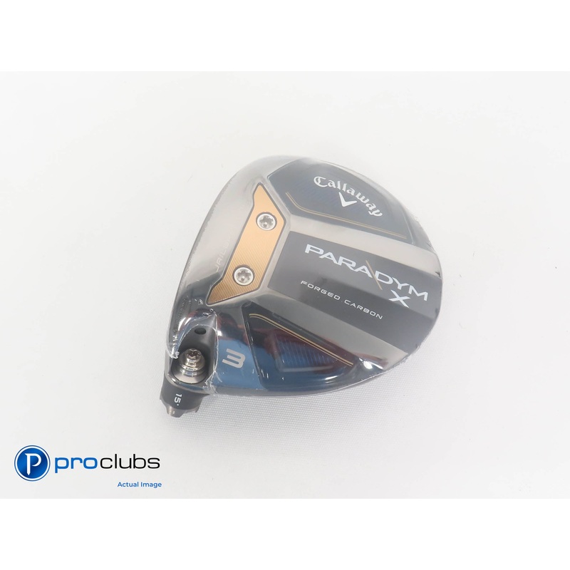 New! Left Handed Callaway Paradym X 15* – 3 Wood – Head Only – L/H – 382081