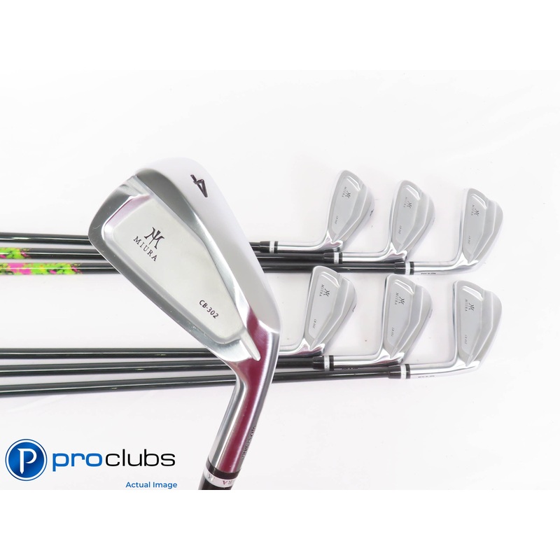 Nice Miura CB-302 Forged 5-PW IRON SET Synyster Stiff Flex Graphite -1/2″ 447471