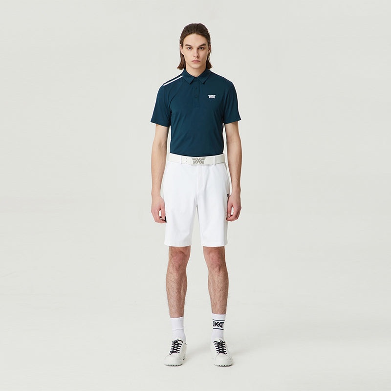 PXG KOREA MEN SUMMER ONE POINT COLLAR SHORT SLEEVE T-SHIRT
