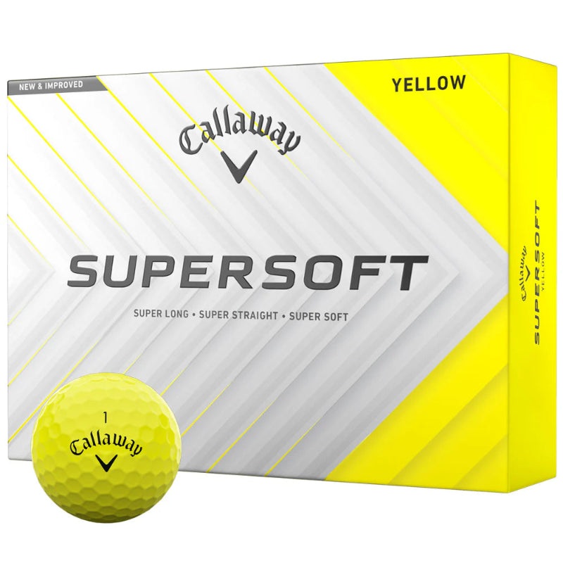 Callaway Supersoft Golf Balls – Yellow