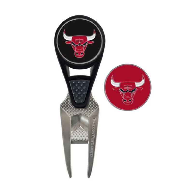 Chicago Bulls Ball Mark Repair Tool & Ball Marker Set