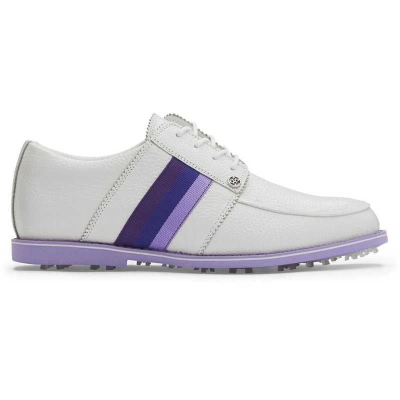 Gfore Grosgrain Gallivanter Spikeless Golf Shoes Snow/Amethyst – 22 Women