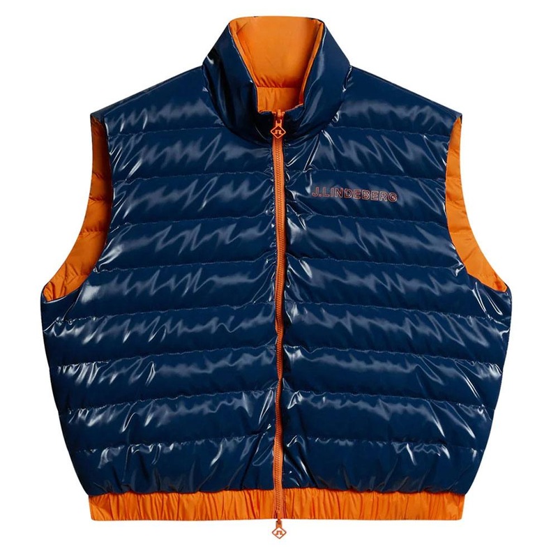 J.Lindeberg Isla Reversible Golf Vest Estate Blue – FW23 Women
