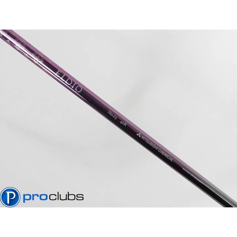 NEW MITSUBISHI CHEMICAL ELDIO (MAGENTA) 40 REGULAR FLEX DRIVER SHAFT #429075