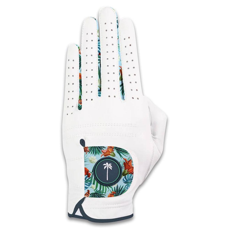 Palm Golf Barrels and Birdies Golf Glove White – 24 Men