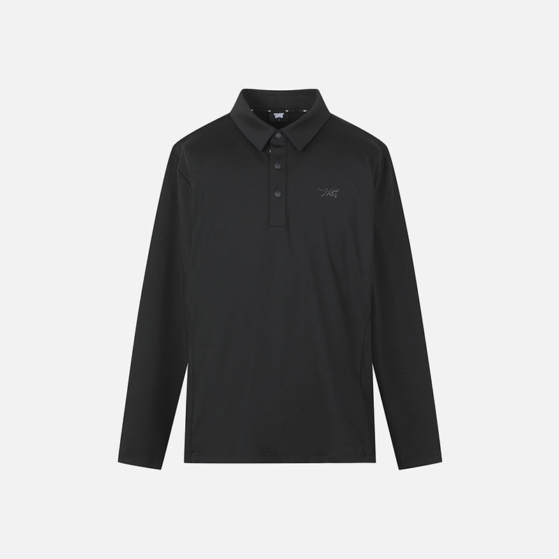 PXG KOREA 2024FW MEN COLOR POINT COLLAR LONG SLEEVE T-SHIRTS