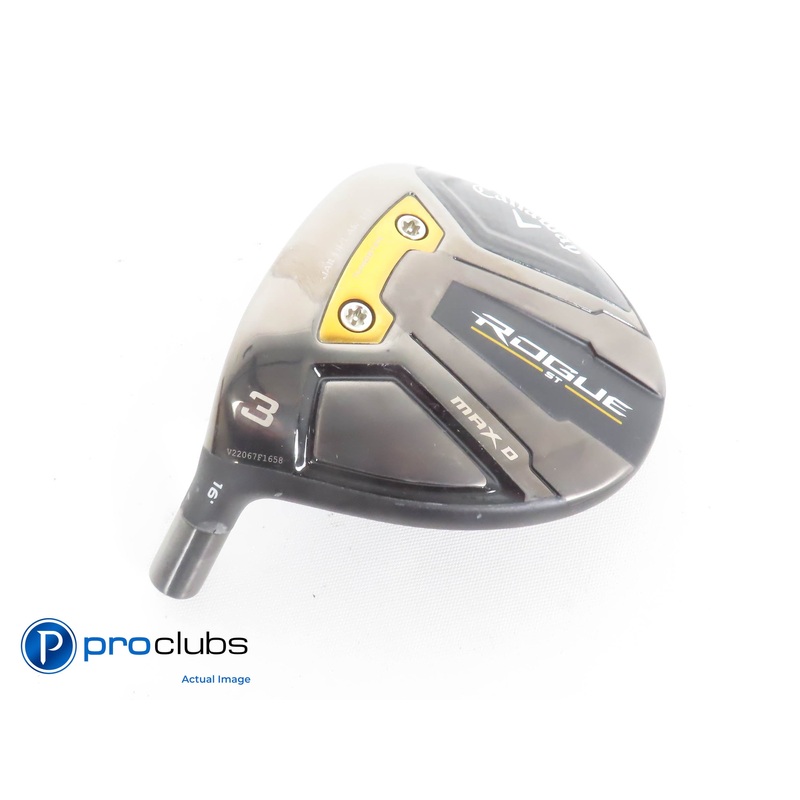 Excellent! Left Handed Callaway Rogue ST MAX D 16* 3 Wood – Head Only – 337937