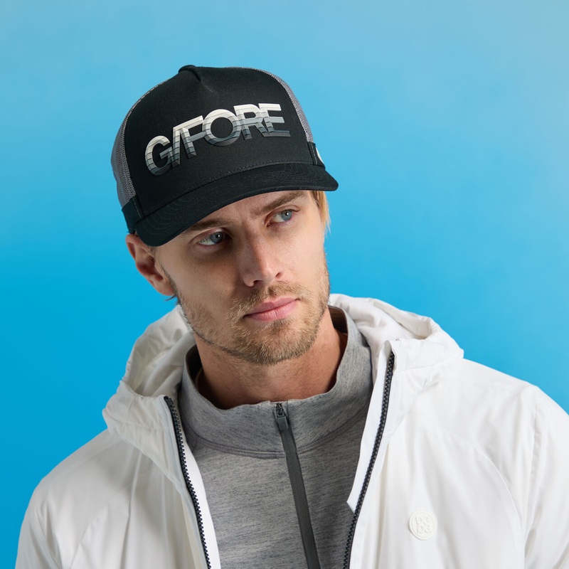 G/FORE MEN 3D OMBRE COTTON TWILL TRUCKER HAT