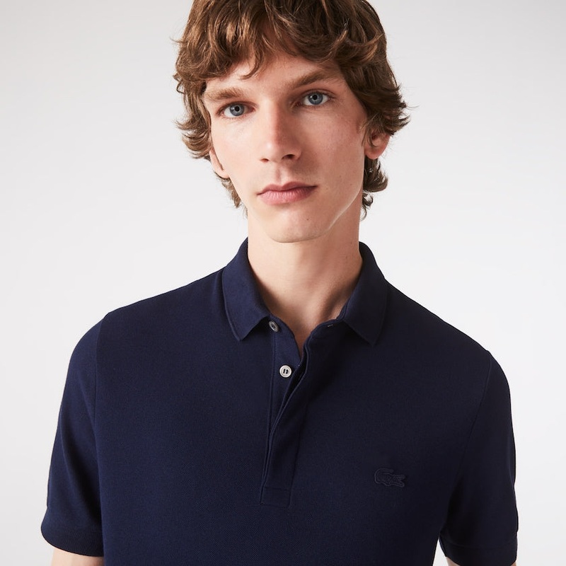 Lacoste Smart Paris Stretch Cotton Pique Golf Polo Shirt