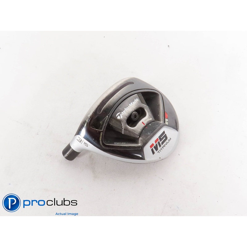 Left Handed TaylorMade M5 Titanium 15* 3 Wood – Head Only – L/H – 417784