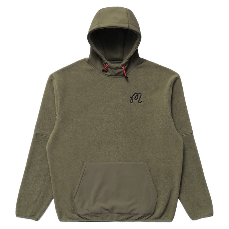 Malbon Pathfinder Microfleece Hoodie Golf Jacket Conifer – FW24 Men